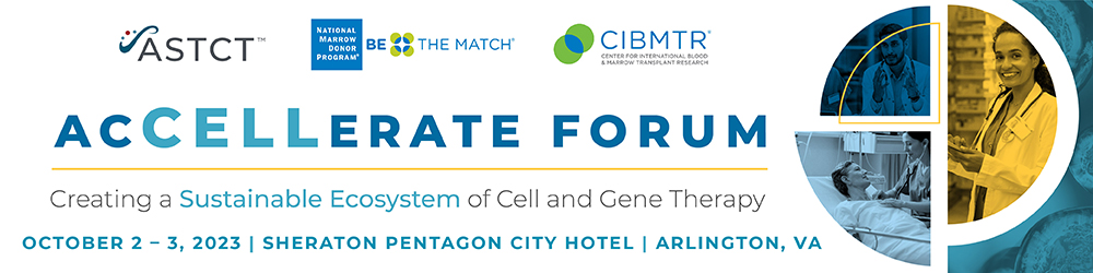 2023 AcCELLerate Forum Logo Banner