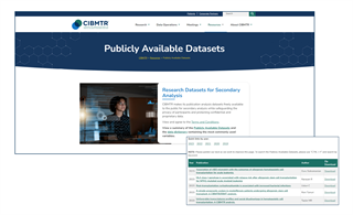 Public Datasets Webpage Screenshots